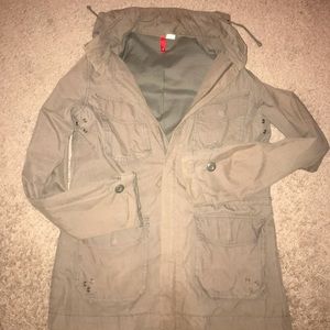 Khaki Cargo Jacket H&M